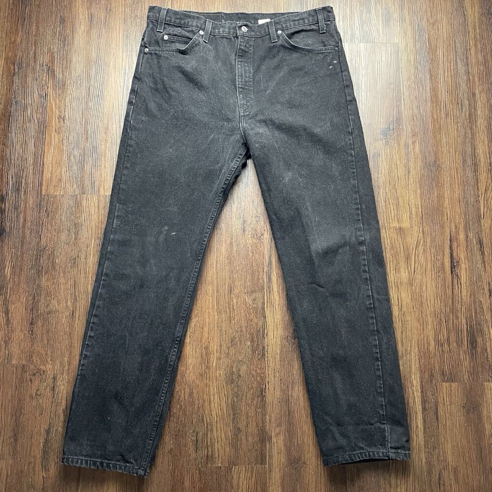 Vintage Orange Tab Levis 505 Straight Leg Jeans Mens Size 40x32 - (37x32 Actual)